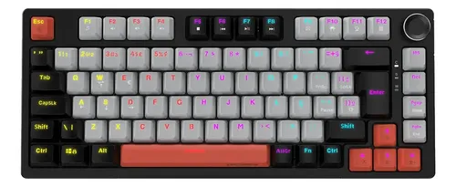 Pcyes Arkeum Black Vulcan Teclado Mecânico Switch Outemu Rgb Pret...