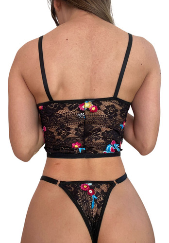 Conjunto Ropa Interior Mujer | Corpiño Corset Mas Lees |