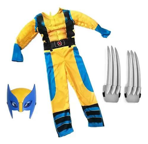 Pack De 2 Garras De Wolverine Con Máscara Luminosa, Accesorio De Cosplay De Plástico Duradero, Montaje Rápido En 3 Minutos, Ideal Para Halloween Y Fiestas De Disfraces Para Adultos Y Niños +5 Años