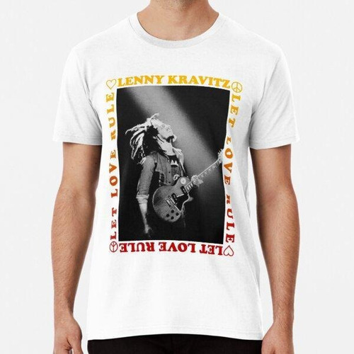 Remera Lenny Kravitz Guitarra Deja Que El Amor Gobierne Algo