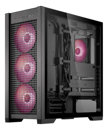 Case Micro Tower Asus Tuf Gaming Gt302 Argb Black Color Negro