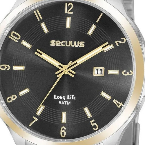 Relógio Masculino Seculus Long Life 20899gpsvba1