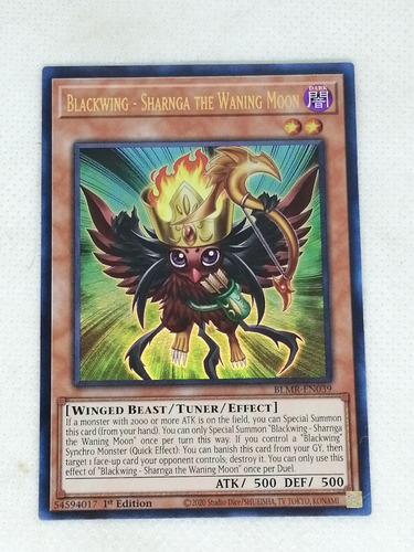 Blackwing Sharnga The Waning Moon Ultra Yugioh