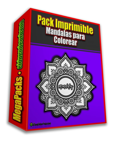 Pack Imprimible | 100 Mandalas P/ Colorear + Bonus De Regalo