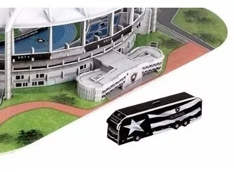 Novo Mini Estadio Do Botafogo Maquete Oficial Engenhão 3d