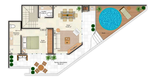 Imagem 15 de 19 de Apartamento À Venda No Bairro Coqueiros - Florianópolis/sc - O-25480-42036
