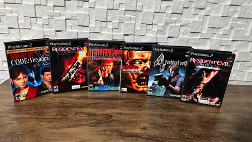 Coleção Resident Evil Para Ps2 ( 6 Jogos )