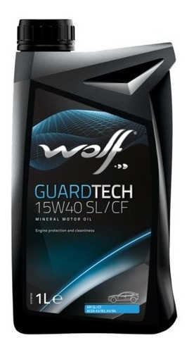 Aceite 15w40 Mineral Dual Wolf Guardtech Sl/cf 1 Lt
