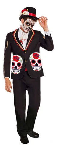Roupa caveira hotsell mexicana masculina