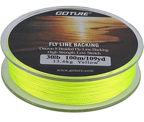 Goture Dacron Fly Fishing Line Backing Para Trout Bass Pike