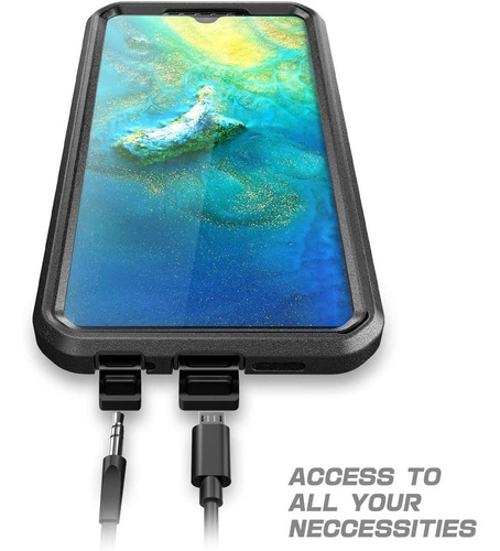 Imagen 2 de 6 de Case Todo Terreno Huawei P30 C/ Parante Armor C/ Clip Correa