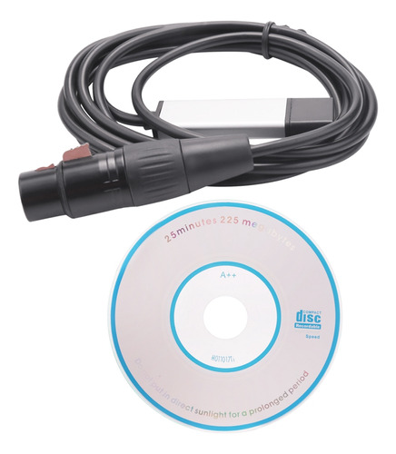 Adaptador De Interfaz Dmx512 Usb Dmx, Control De Iluminación