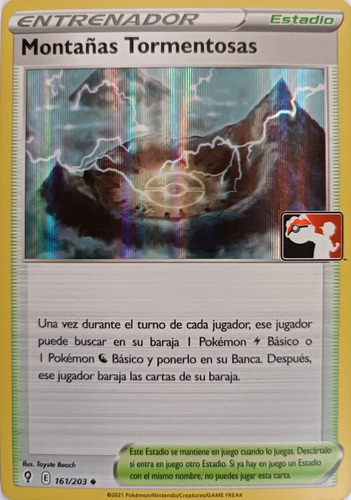 Pokémon Tcg Stormy Mountains 161/203 Holo (español) (liga)