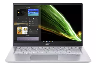 Notebook Acer Swift 3 Amd Ryzen 5700u Octacore 8gb Ddr4 512gb Ssd 14 Ips Full Hd (sf314-43-r2yy) / Portátil Delgado Y Ligero / Wifi 6