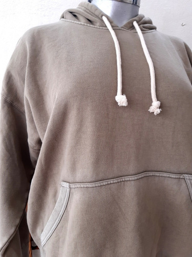 Hoodie Polar Sudadera Fleece Felpa Retro Deslavada Mujer
