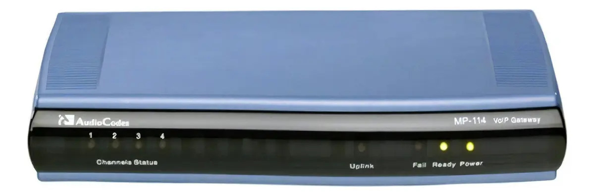 Ata Gateway Voip Audiocodes Mp114 - 4 Portas