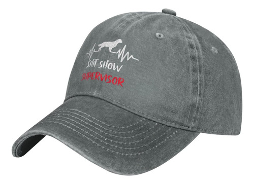 Jaks Dog Lover Hat Shit Show Supervisor Hat Mujeres Gorra De