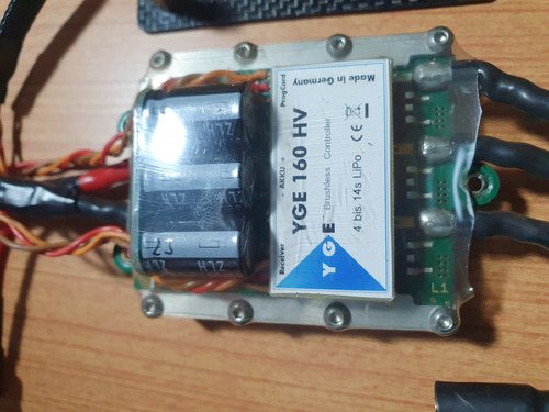 160a Esc Yge Speed Controler Até 14s Helicópteros E Aviões Prateado (Usado)
