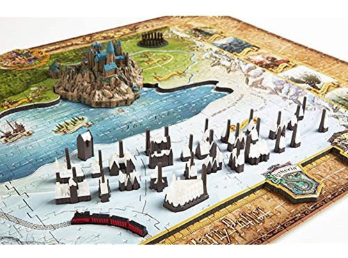 4d Paisaje Urbano Harry Potter Mundo Mágico Hogwarts Y Hogsm