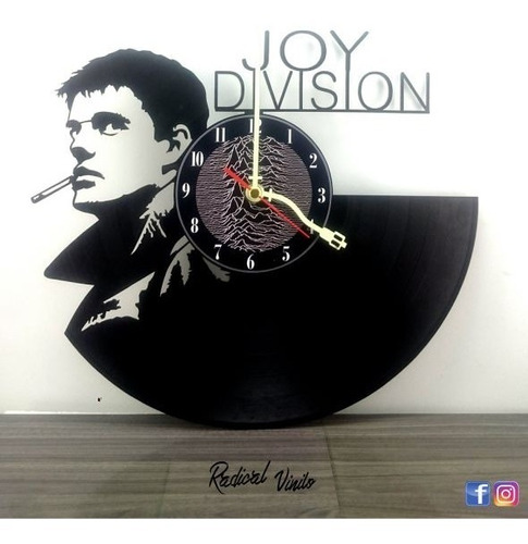 Reloj De Vinilo Joy Division Ian Curtis Regalos Decoracion 