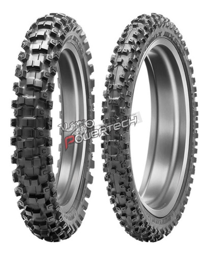 Imagen 1 de 6 de Juego Cubierta Dunlop Mx53 80 / 100 - 21 Y 110 / 90 - 19