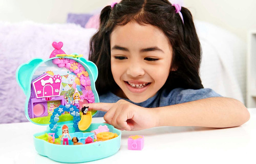 Mattel Pollypocket Estuche Fiesta De Cumpleaños De Perrito