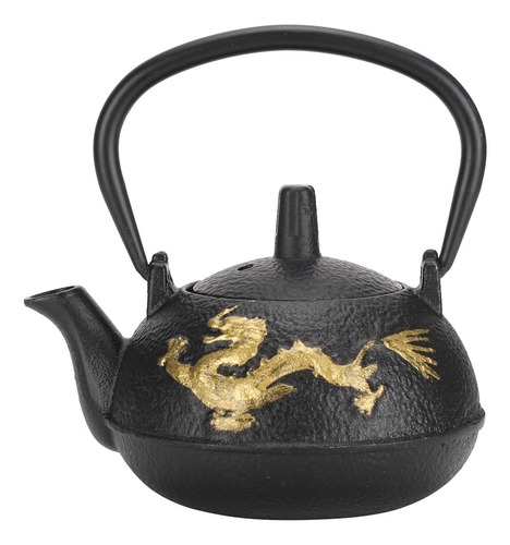 Chaleira De Chá De Ferro 0.3l Com Filtro Gold Dragon