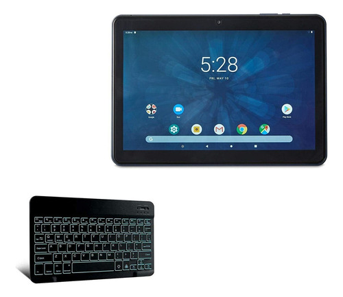 Onn Tablet (10.1 PuLG) Teclado, Boxwave Slimkeys Teclado Blu