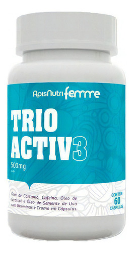 Trio Activ3 - 500mg (60 Caps) - Vitaminas E Minerais