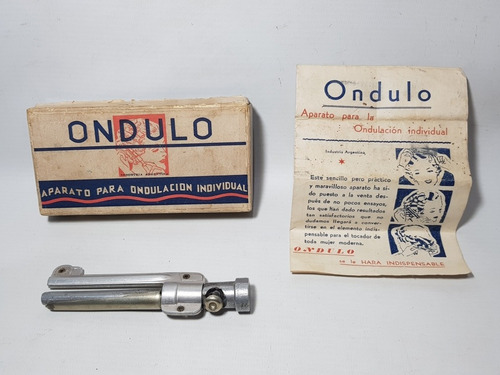 Imagen 2 de 8 de Peluquería Antiguo Ondulador Rizos Original Peines Mag 58677