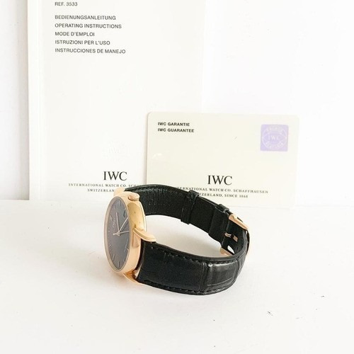 Iwc Portofino Automatic Ouro Rosé 38mm Completo