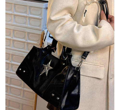 Bolso De Mano Gótico Con Cremallera Para Mujer, Estilo ,