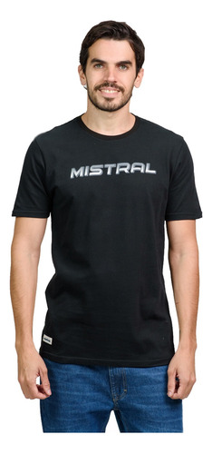 Remera Estampada Frente Y Manga Moda Hombre Mistral 10140-7