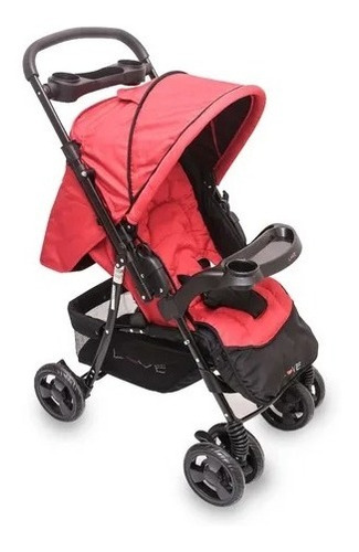 Coche Rider Bebe Paseo Love Cuna Rebatible Doble Bandeja