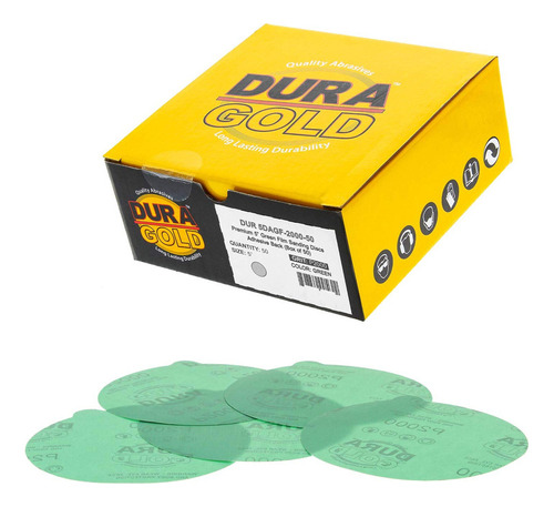 Dura-gold Premium - Discos De Lija Psa De Película Verde De