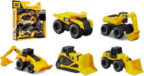 Cattoysofficial, Cat Little Machines Toys Con 5 Piezas: Cami