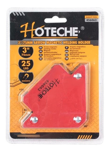 Soporte Escuadra Magnetica Para Soldar 25lb Hoteche