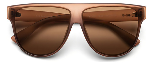 Óculos de sol B+d Nees Protection UV400 Nude Matte Lens Color Sólido Marrom Sólido Nees Matt Nude Design