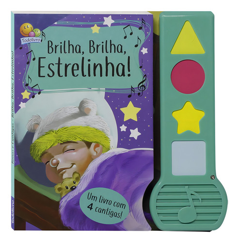 Rimas e Cantigas:Brilha,Brilha Estrelinha, de © Todolivro Ltda.. Editorial Todolivro Distribuidora Ltda., capa dura em português, 2015