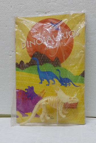 Libro Mis Dinosaurios Amigos Con Stickers De Los Dinos De Re