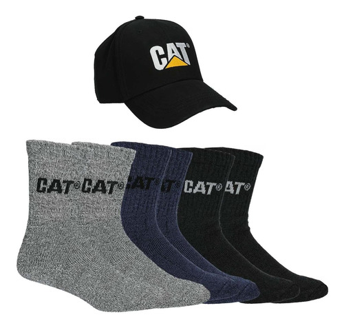 Pack Jockey Y Calcetín Hombre Cap Sock Bundle Negro Cat