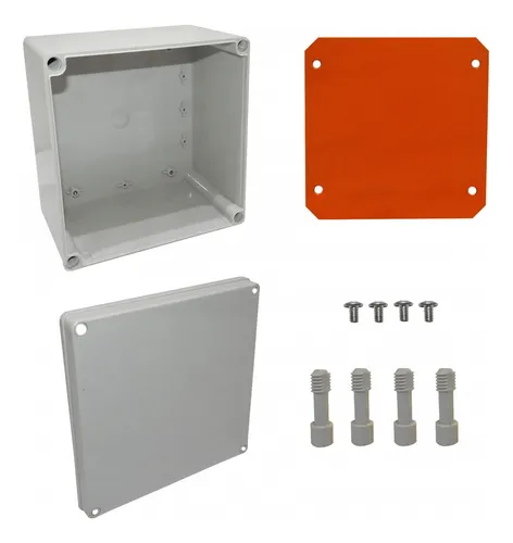 Caja Plástica Tibox 200x200 Ip66 Gris Clickbox
