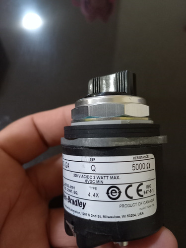 800t-u24 Potenciometro 5k. Allen Bradley (Usado)