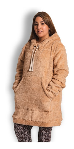 Imagen 2 de 5 de Buzo Pijama Corderito Polar Maxi Oversize Super Calidad
