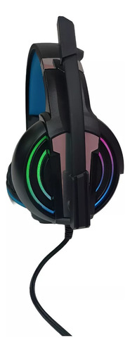 Headset Gamer Usb Audio 7.1 Com Haste Flexivel Com Led Rgb