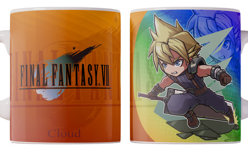 Pack 4 Taza Sublimada Final Fantasy Varios Diseños