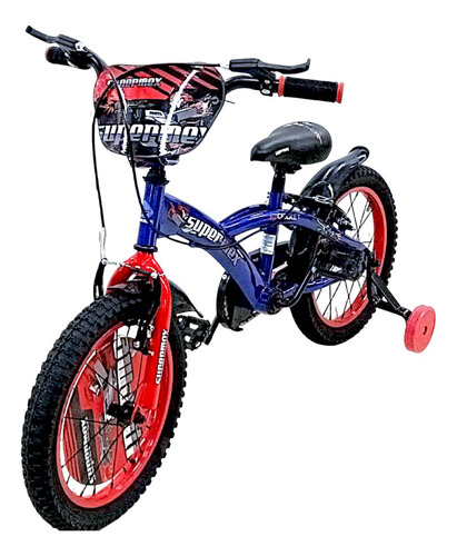 Bicicleta Supermex Boy Paseo Cricket R16 Cricket Azul 16 "