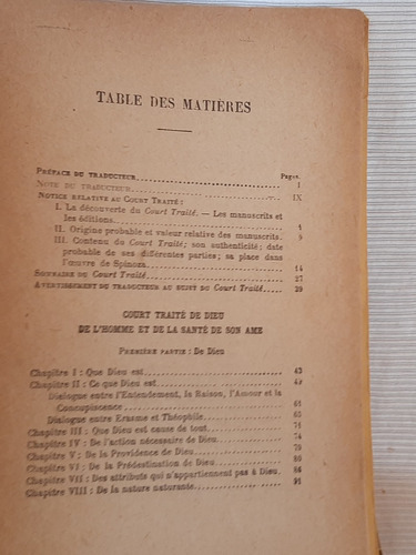 Imagen 2 de 9 de Oeuvres De Spinoza 3 Tomos Garnier