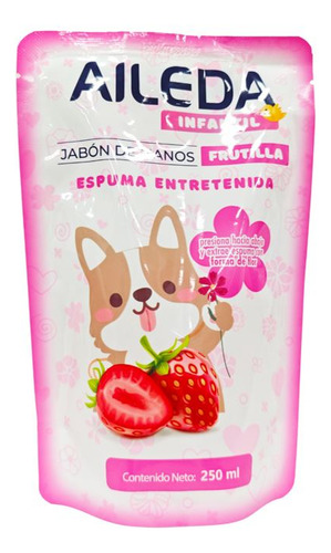 Aileda Infantil Jabón De Manos Frutilla 250ml
