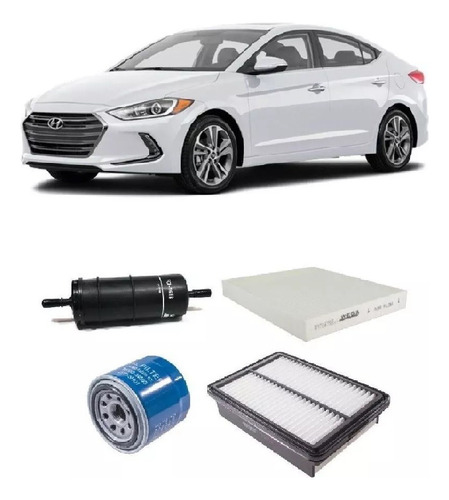 Kit Filtros Elantra 2.0 2017 2018 2019